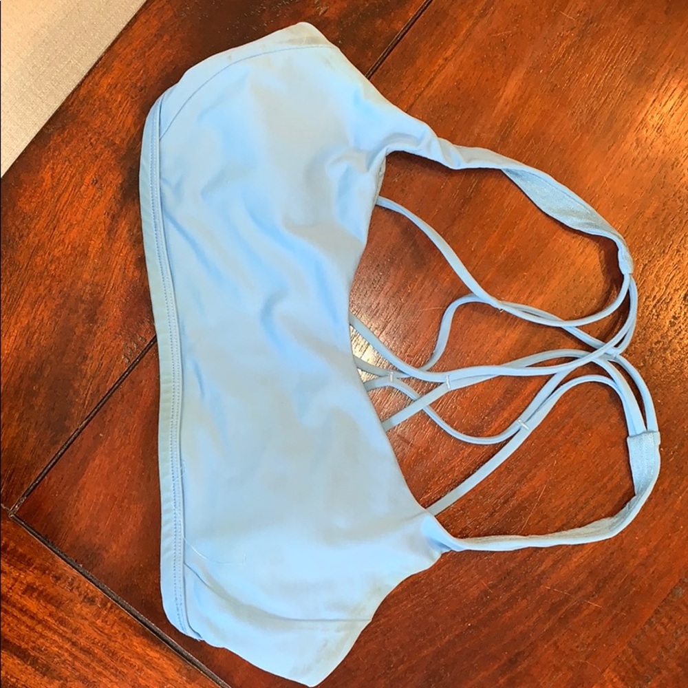 Light Blue Lululemon Sports Bra